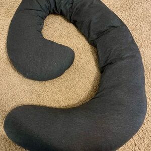 Leachco Charcoal Gray Pillow